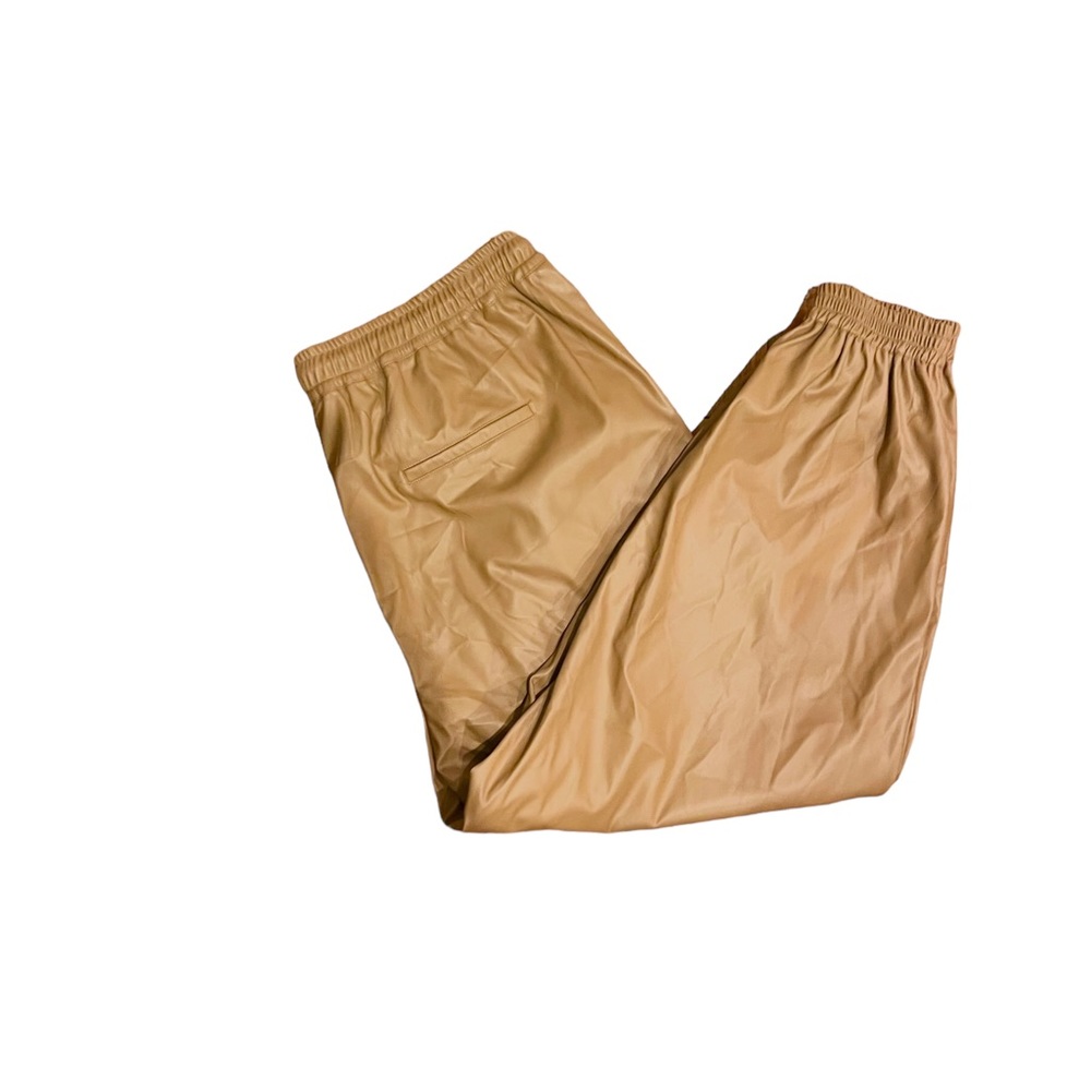 Grace + Karma Vegan Leather Joggers NWT